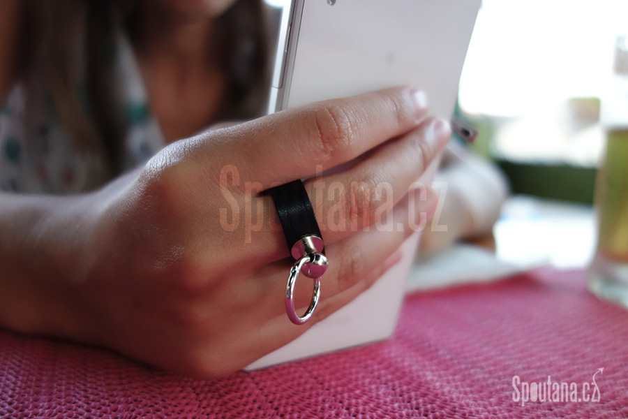 Kožený Prstýnek s Očkem