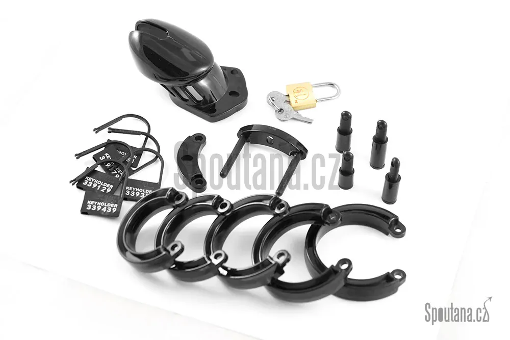 Pánský Pás Cudnosti CB6000s - černý plast