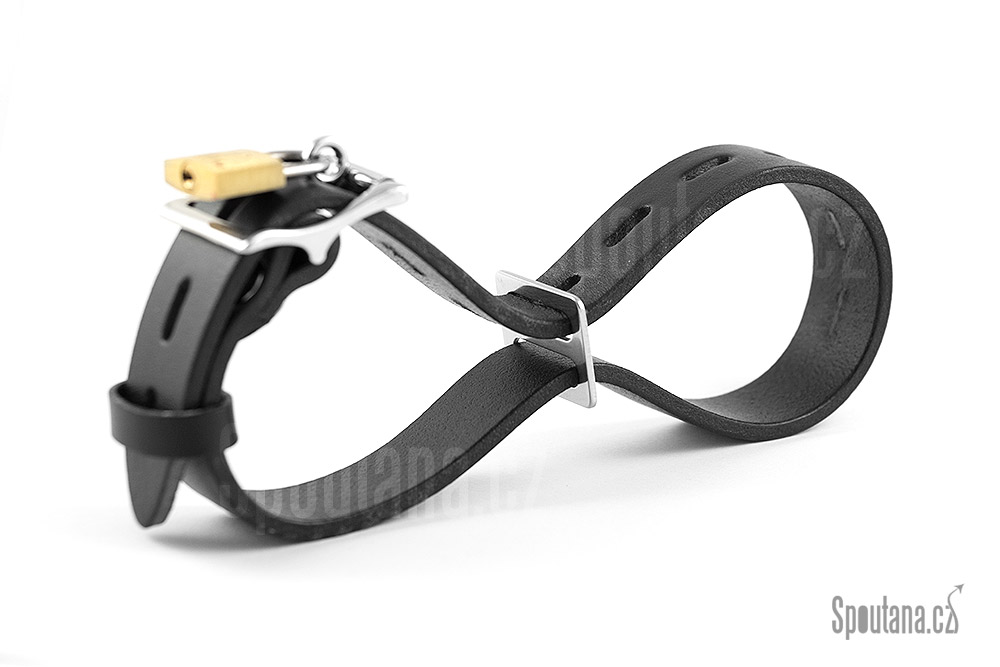 Uzamykatelná Řemenová Kožená Pouta - Zápěstí