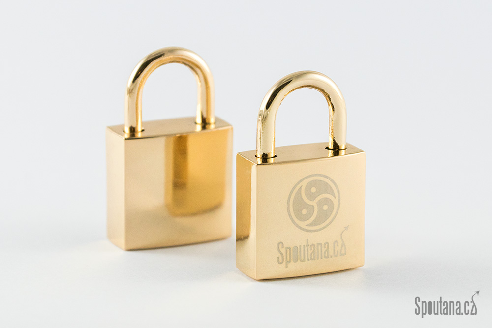 Zámeček "Monáda" Spoutana.cz  zlatý / - 5 kusů doprodej