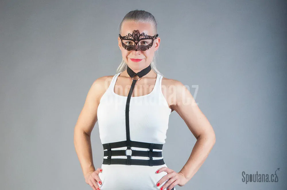 Dámský Postroj, Opasek Flexi s obojkem