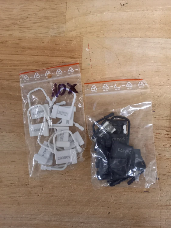 Jednorázový zámeček k pásu cudnosti 10kusů - výprodej