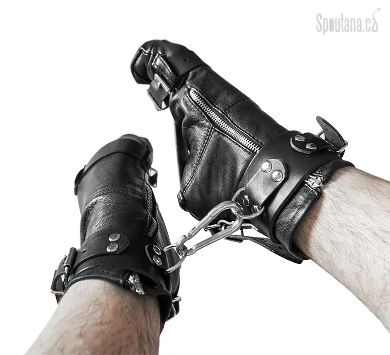 Kožené BDSM restriktivní ponožky