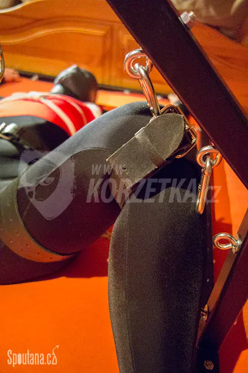 Kovový bondage rám pro fixaci těla