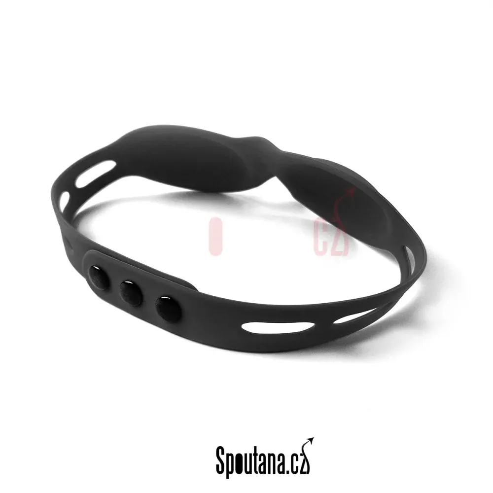 Silikonová Škraboška Super Tvarovaná Černá