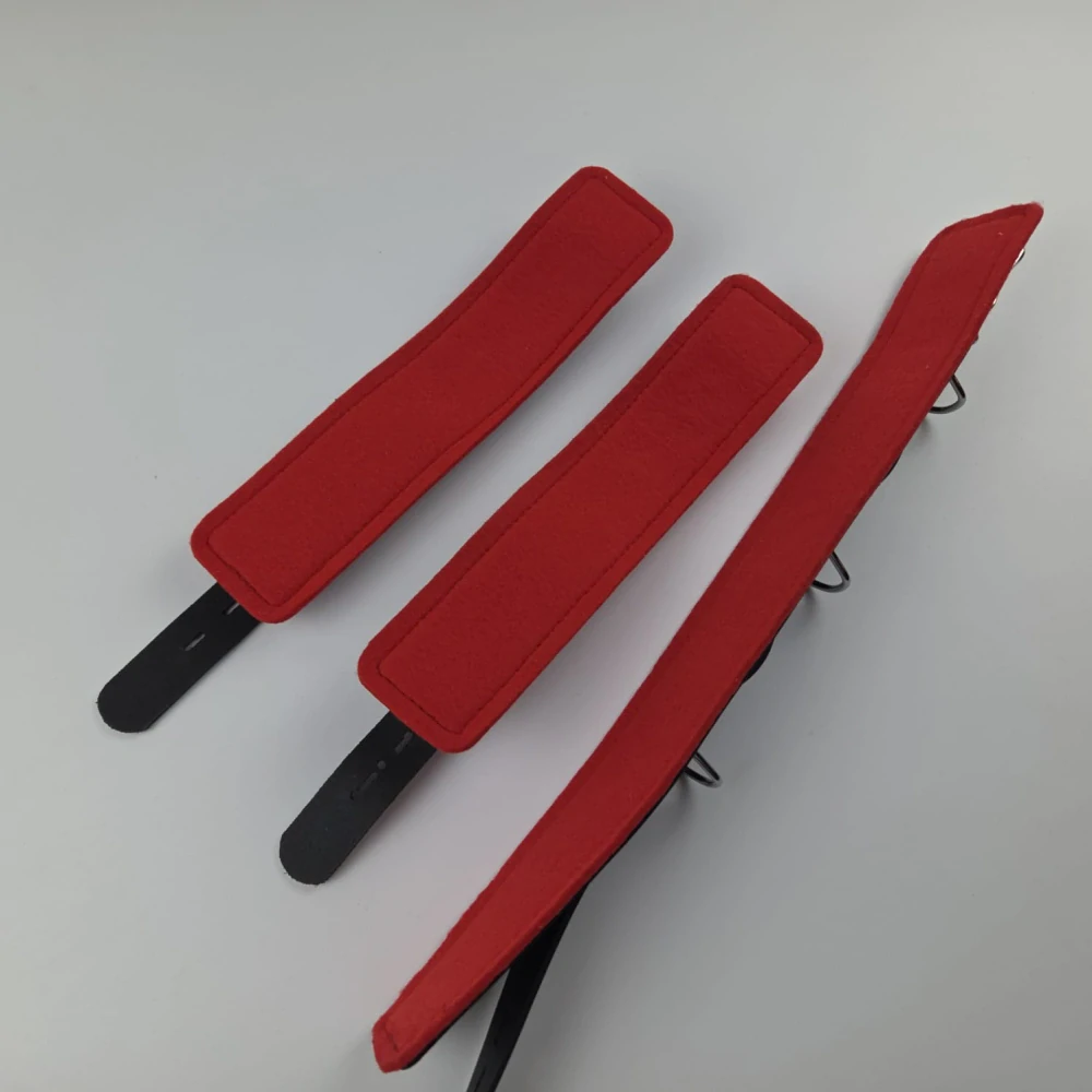 Kožená pouta s obojkem -  výprodej