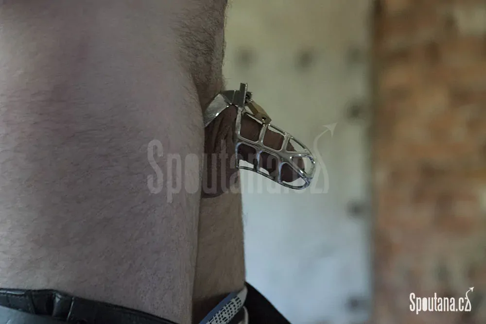 Pánský pás cudnosti "klec"