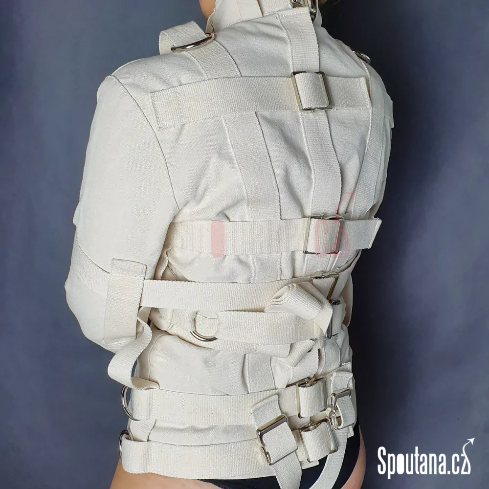 BDSM Svěrací Kazajka "Psycho" Ultima - Režná