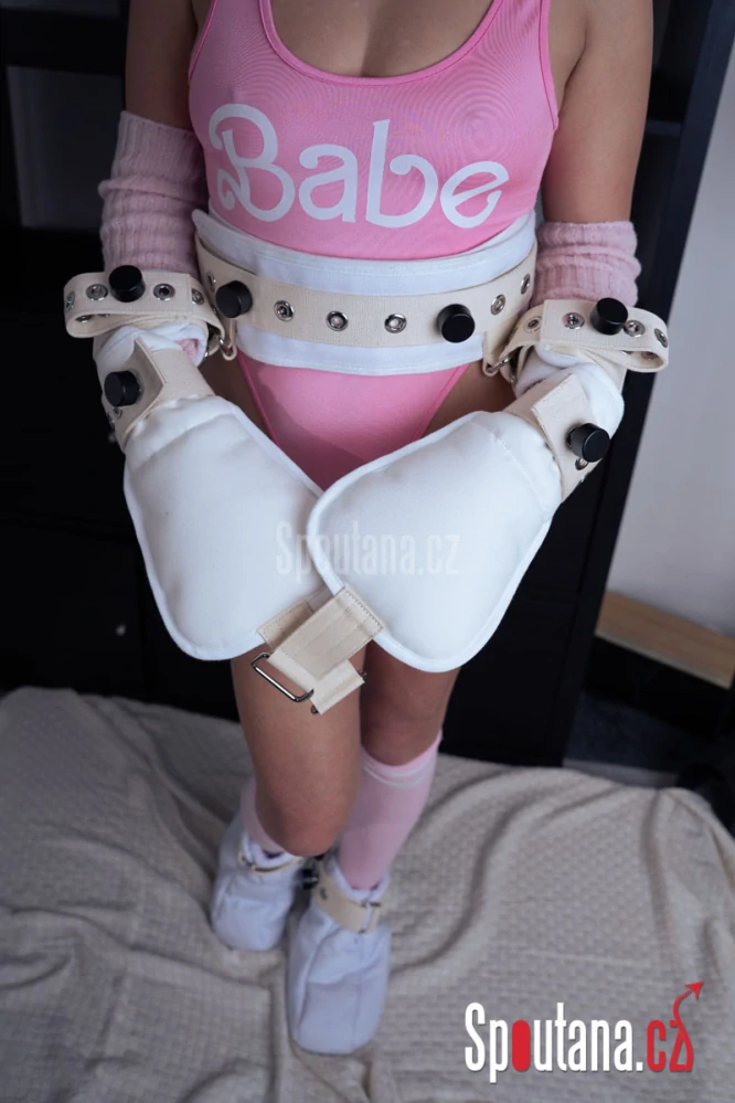 KLINIK Bondage Opasek pro Magnetické Zámky Přírodní