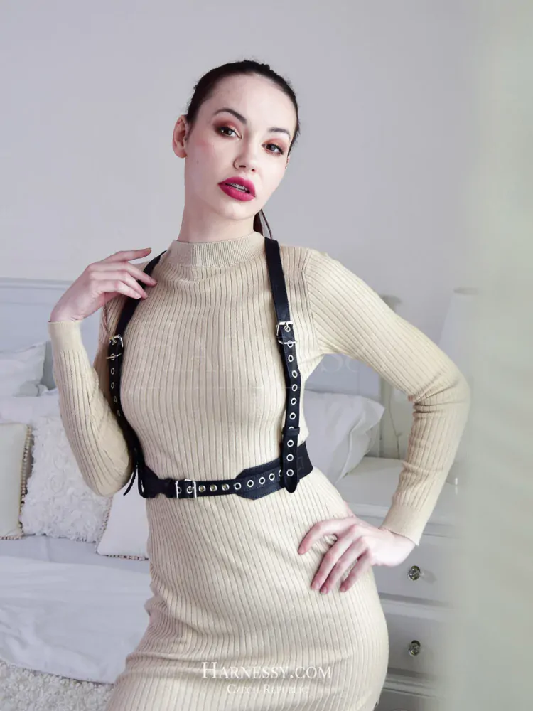 Kožené Kšandy s Opaskem