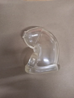 Gumový návlek na penis - průhledný  - výprodej