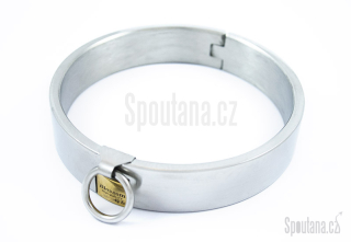 Uzamykatelný nerezový obojek - pánský